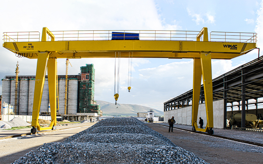 Portique bipoutre &agrave; longue port&eacute;e &mdash; portique usage intensif certifi&eacute; FEM et ISO par Wimac Crane Turquie