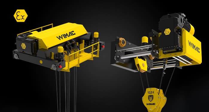 Palan à câble antidéflagrant - Palan certifié ATEX Turquie