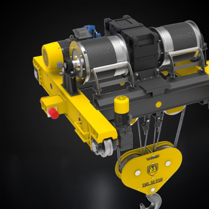 Palan à câble rotatif - Palan rotation 360 degrés Turquie