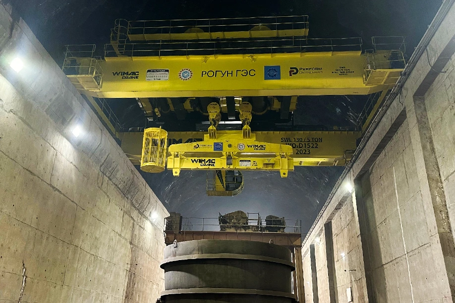 Pont roulant industriel pour centrales &eacute;nerg&eacute;tiques