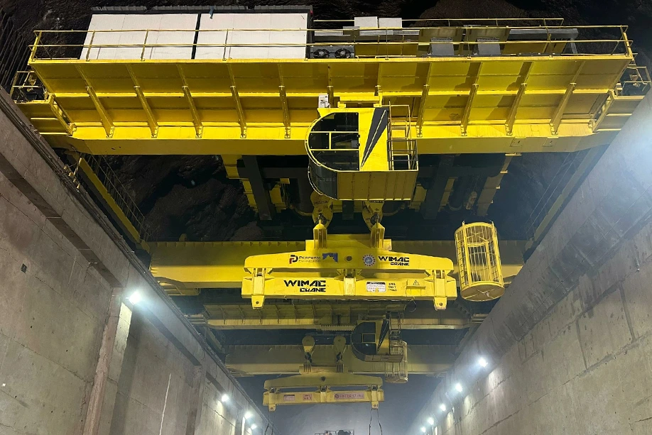 Ponts roulants process pour centrales &eacute;lectriques